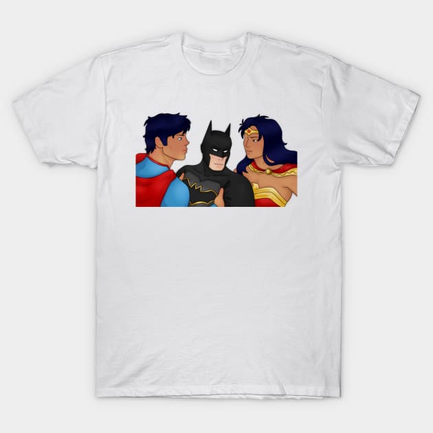 Three best friends! T-Shirt by TheStickPeople